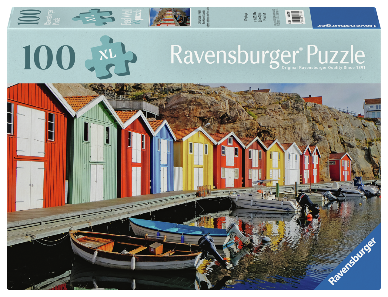 COLOURFUL HOUSES IN SWEDEN 100 PCS