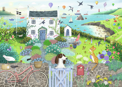 COASTAL COTTAGE 1000 BRK. RAVENSBURGER