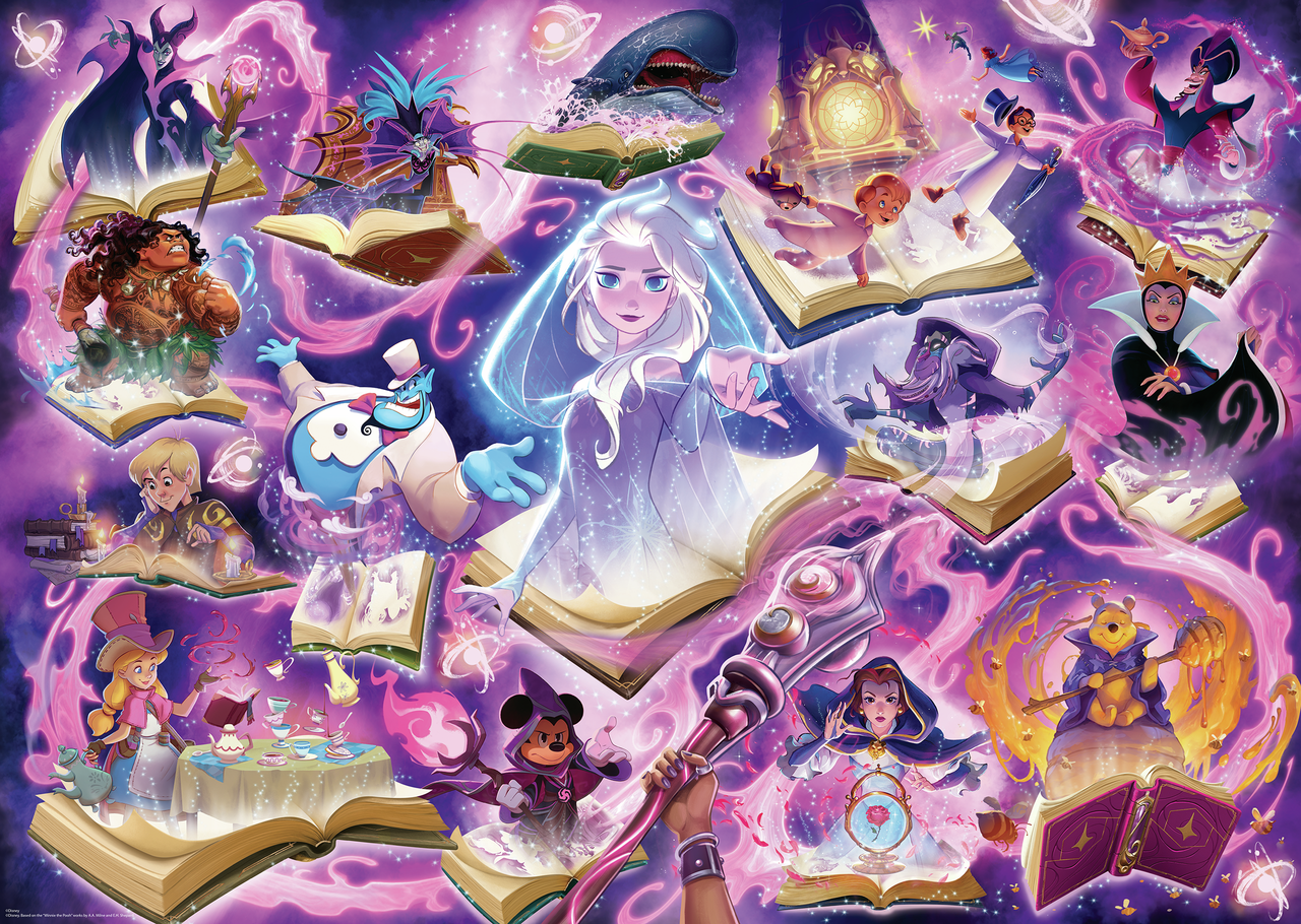 RAVENSBURGER GLIMMERS OF THE REALM: AMETHYST 1000 BRIKKER