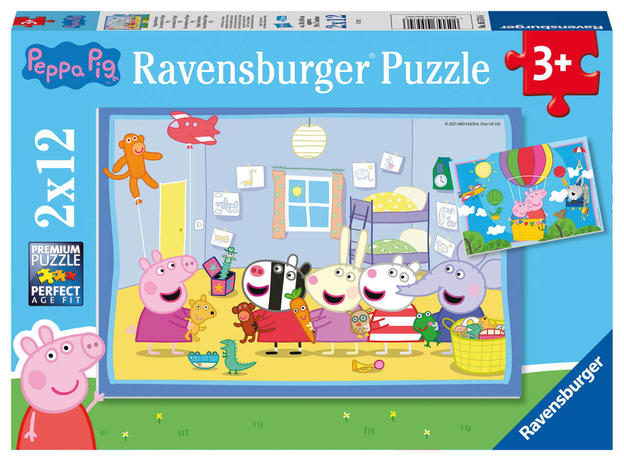 RAVENSBURGER GURLI GRIS' EVENTYR 2X12 BRIKKER