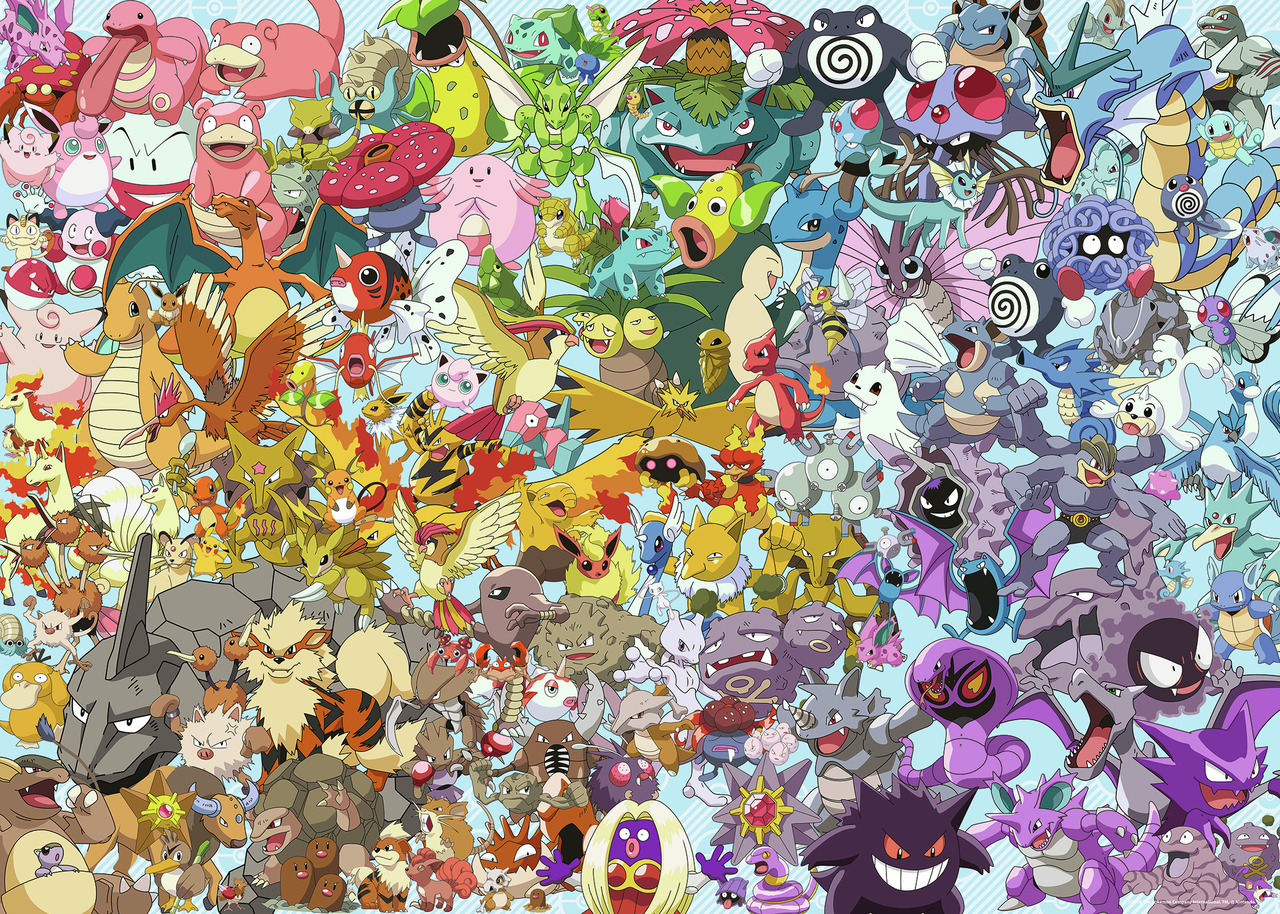 CHALLENGE POKÉMON 1000 BRIKKER