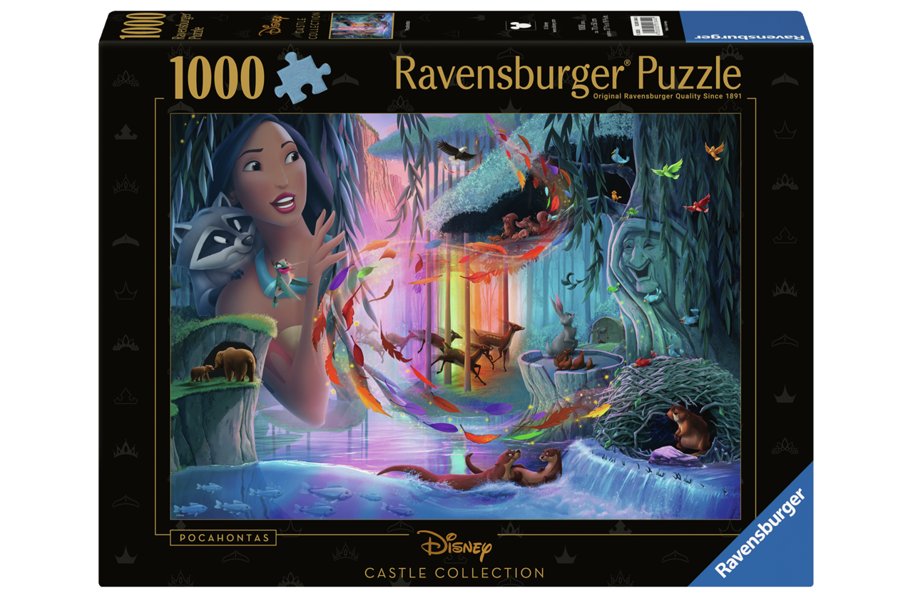 RAVENSBURGER DISNEY CASTLES POCAHONTAS 1000 BRIKKER
