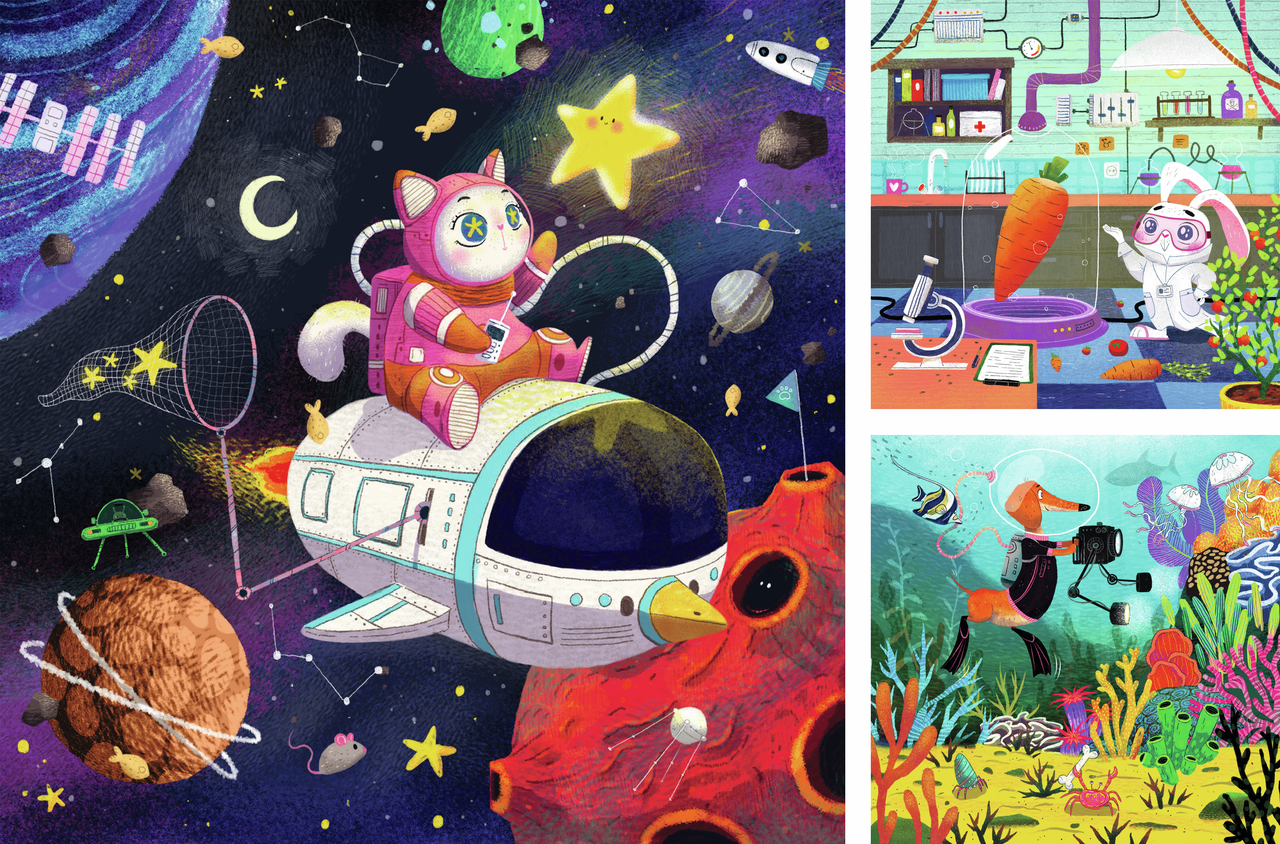 RAVENSBURGER KIDS IN SCIENCE 3X49 PCS