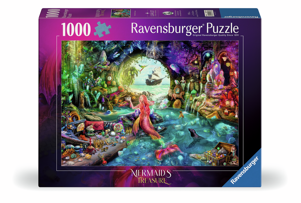 RAVENSBURGER MERMAIDS TREASURE 1000 PCS.