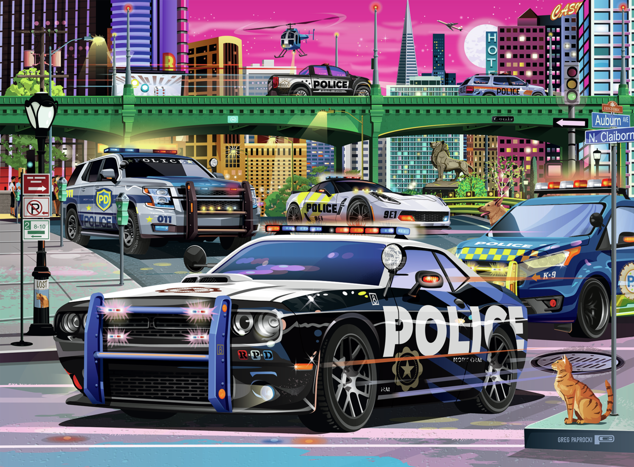 RAVENSBURGER POLICE ON PATROL 150 XXL PCS