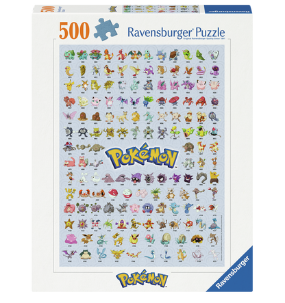 RAVENSBURGER POKÉMON FIRST 151 500 BRIKKER