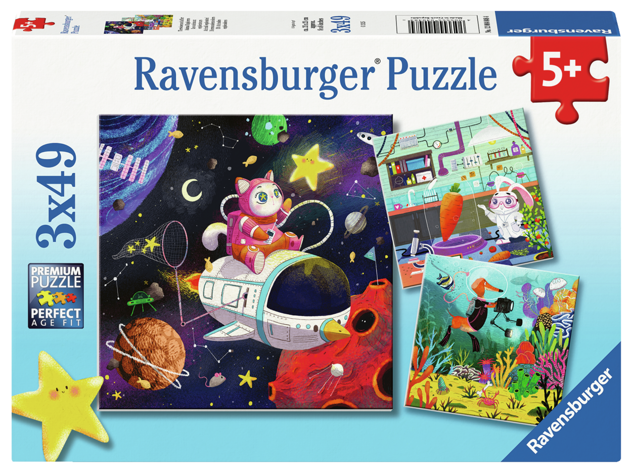 RAVENSBURGER KIDS IN SCIENCE 3X49 PCS