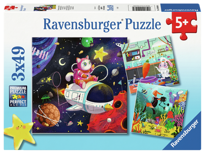 RAVENSBURGER KIDS IN SCIENCE 3X49 PCS