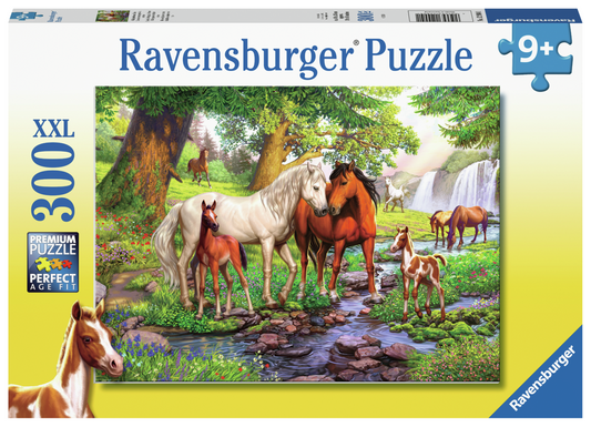 RAVENSBURGER VILDE HESTE 300 XXL BRIKKER