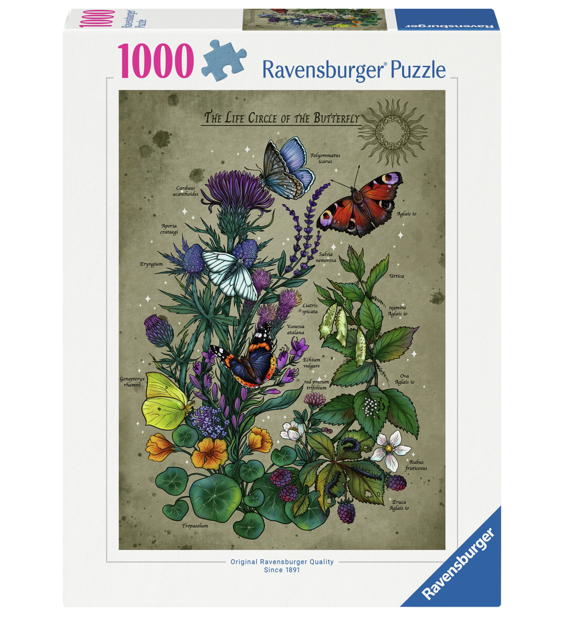 RAVENSBURGER LIFECIRCLE BUTTERFLY 1000 BRIKKER