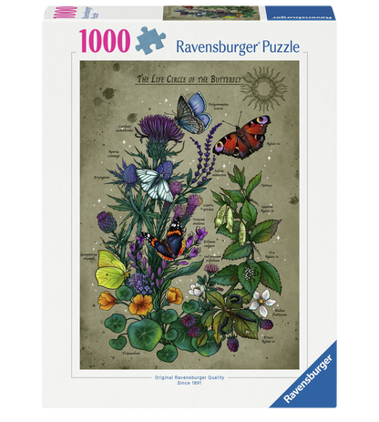 RAVENSBURGER LIFECIRCLE BUTTERFLY 1000 BRIKKER