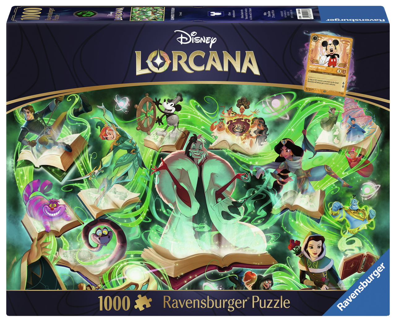 RAVENSBURGER GLIMMERS OF THE REALM: EMERALD 1000 BRIKKER