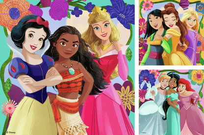RAVENSBURGER DISNEY PRINCESS 3X49 BRIKKER