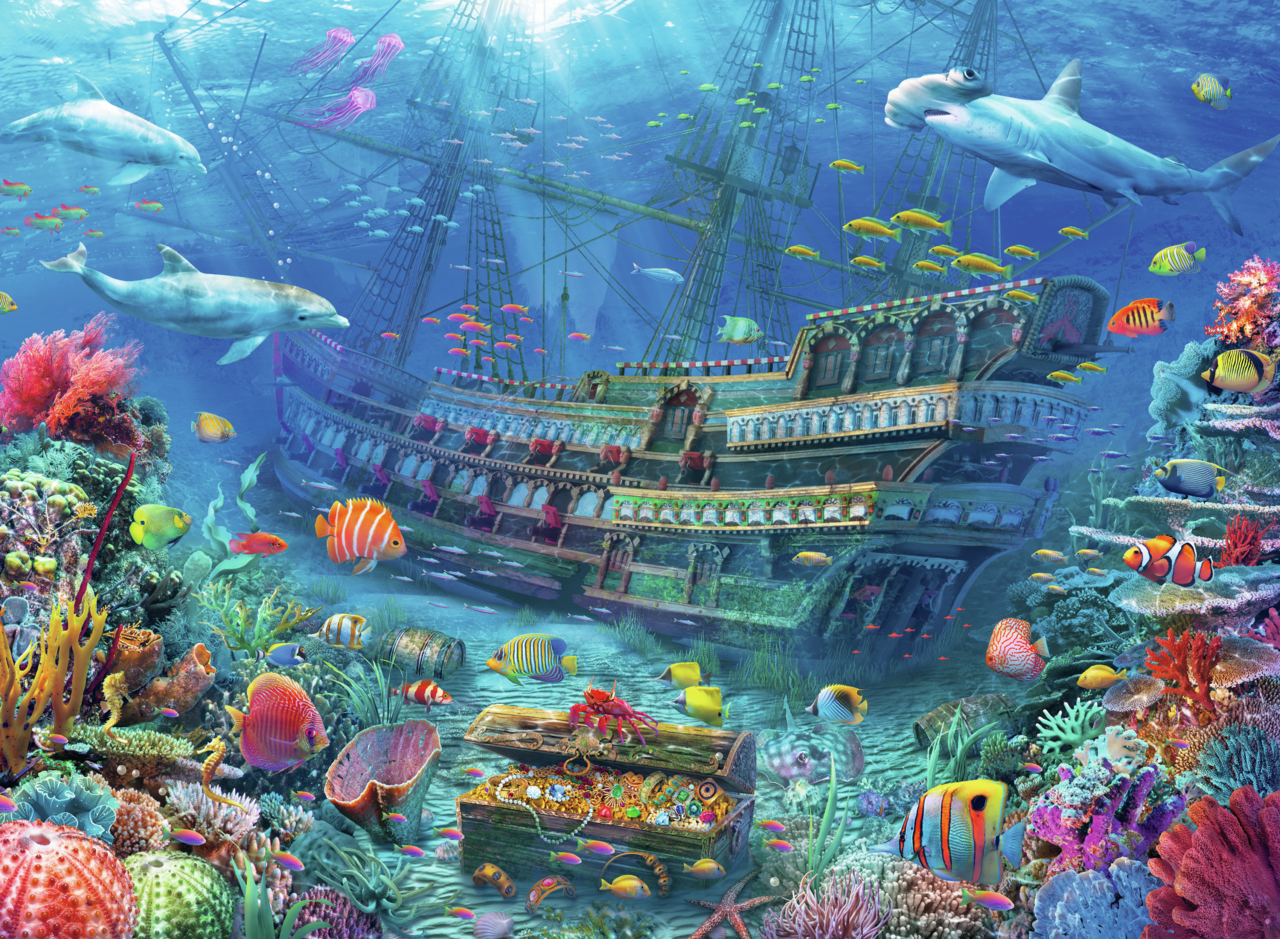 RAVENSBURGER UNDERWATER DISCOVERY 200 BRIKKER
