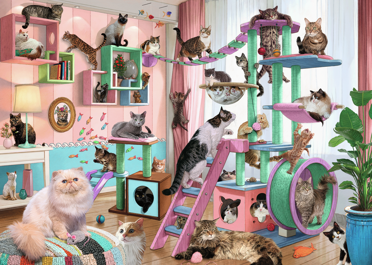 RAVENSBURGER CAT TREE HEAVEN 1000 BRIKKER