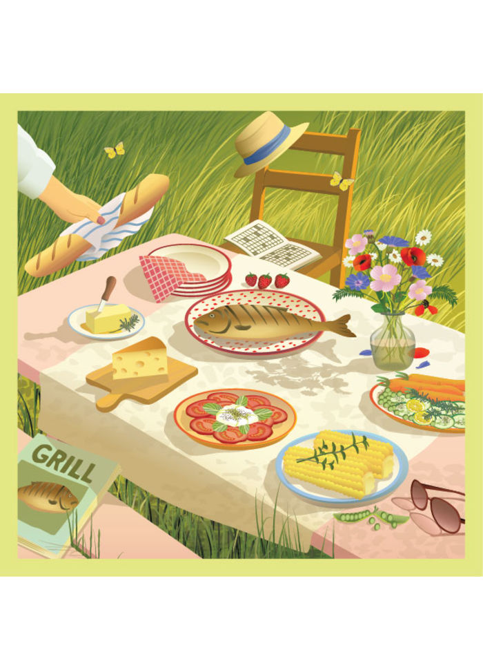 VISSEVASSE SUMMER TABLE & ME 500 BRIKKER