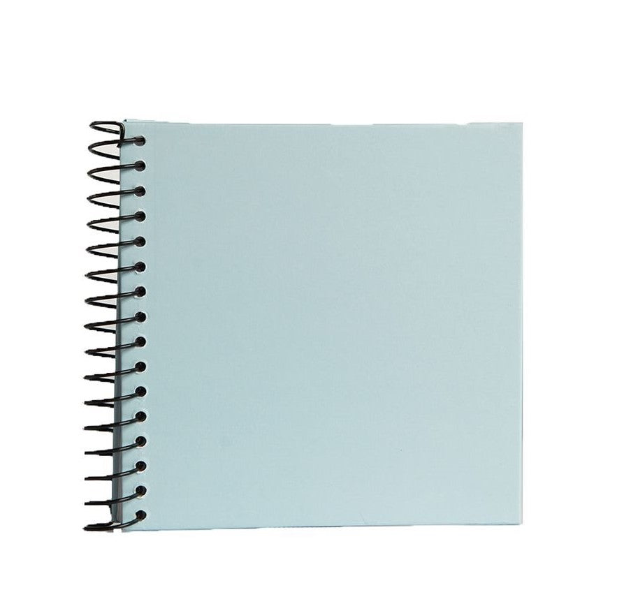 FOTOALBUM SCRAPBOG M. SPIRAL LYSEBLÅ