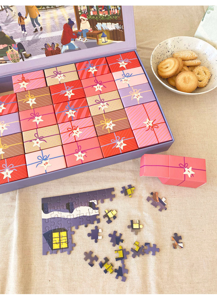 VISSEVASSE JULEKALENDER 1000 BRIKKER